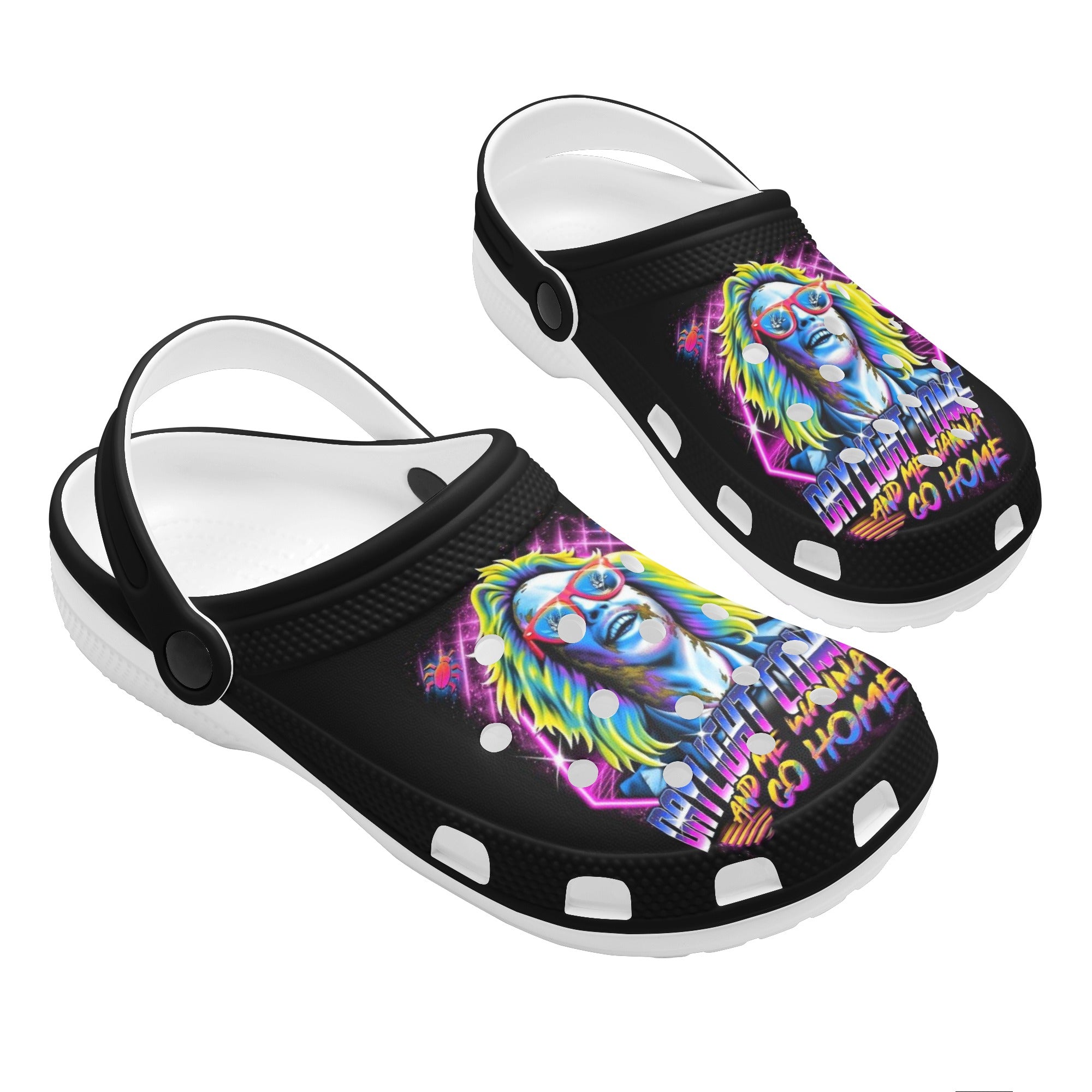 Bettle Juice Mens All Over Printing Classic Sandals - IGZ Clothing 