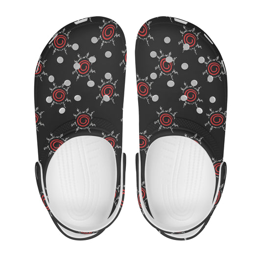 Uzumaki Mens All Over Printing Classic Sandals - IGZ Clothing 