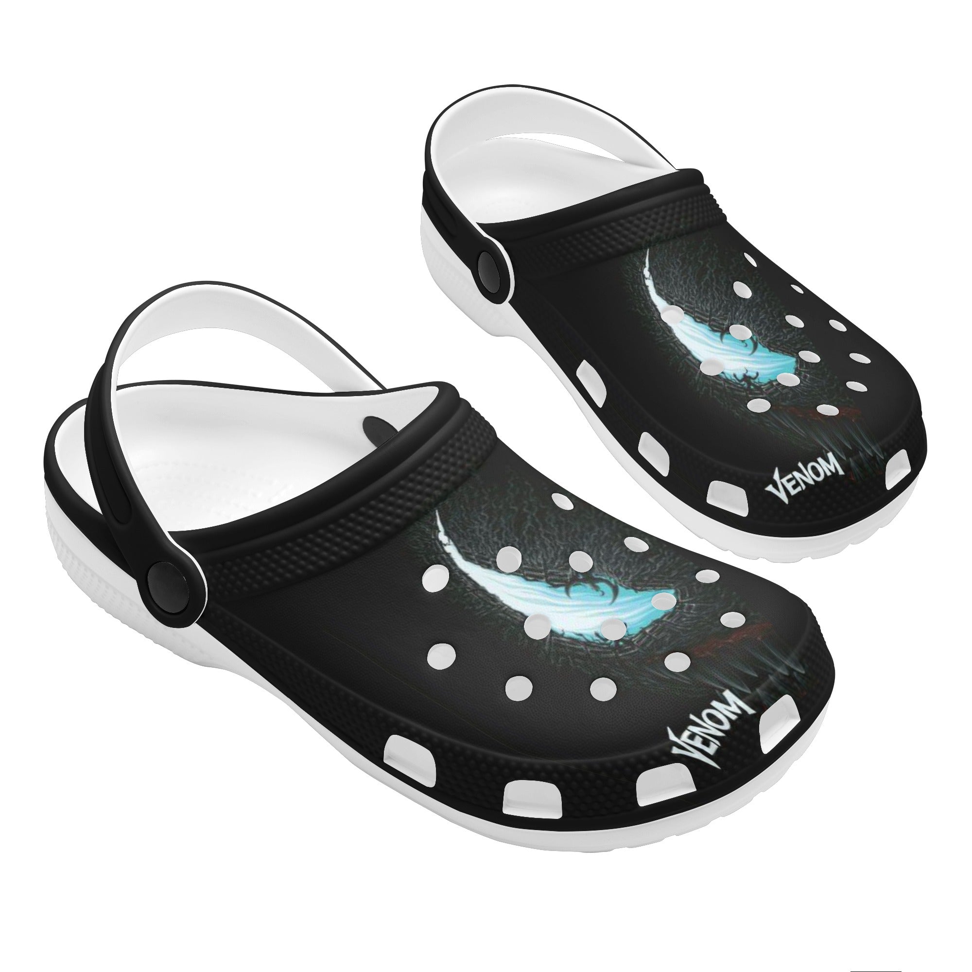 Venom Mens All Over Printing Classic Sandals - IGZ Clothing 