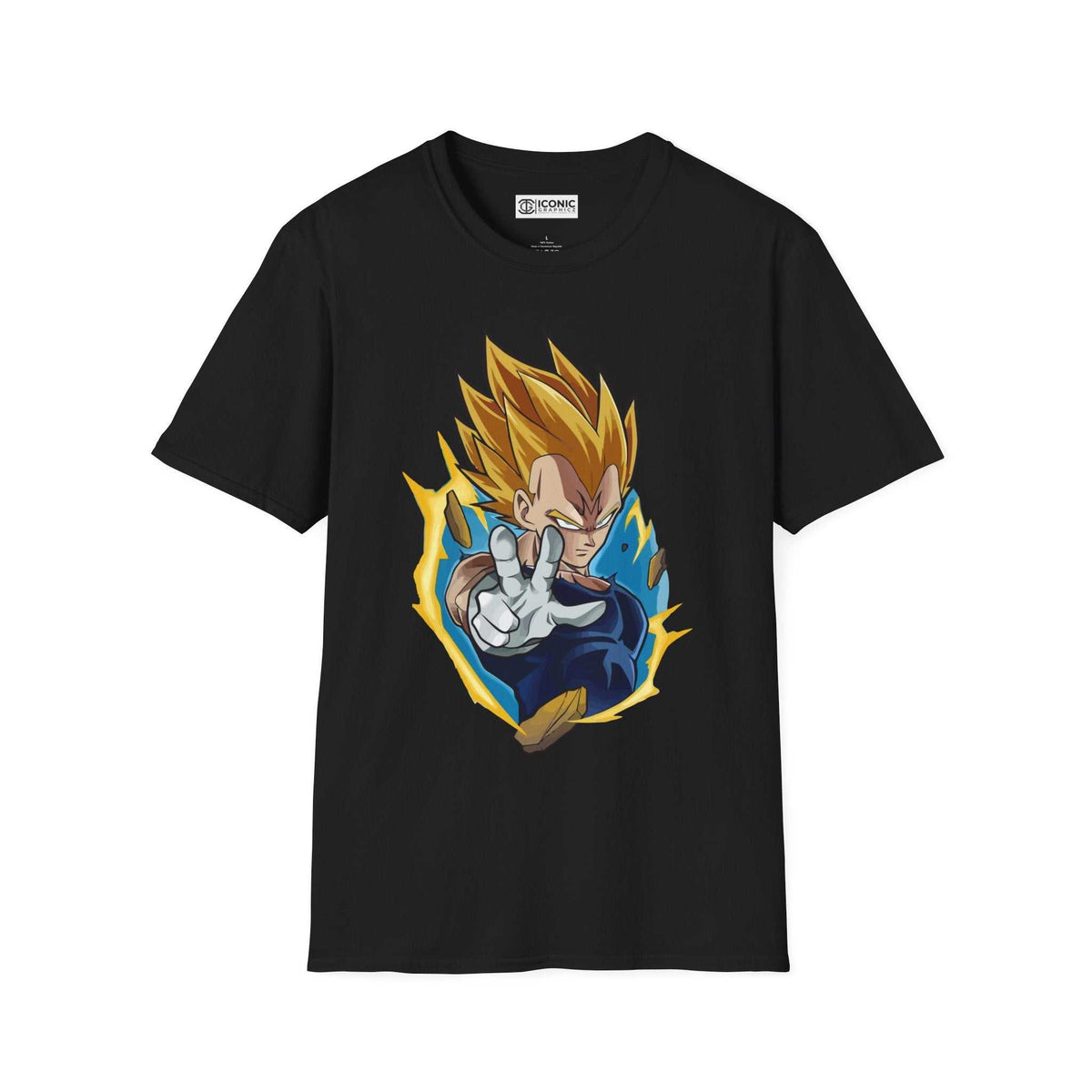 Vegeta Unisex Softstyle T-Shirt - IGZ Clothing 