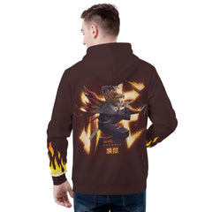 Rengoku Mens All Over Print Basic Hoodie - IGZ Clothing 