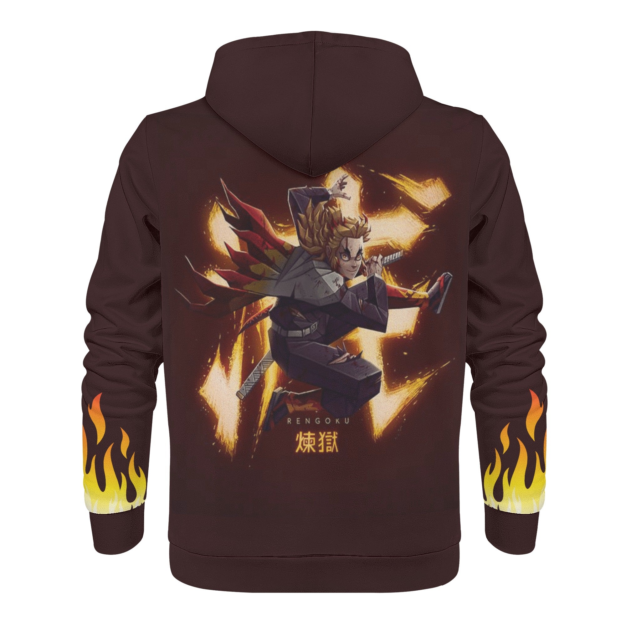 Rengoku Mens All Over Print Basic Hoodie - IGZ Clothing 