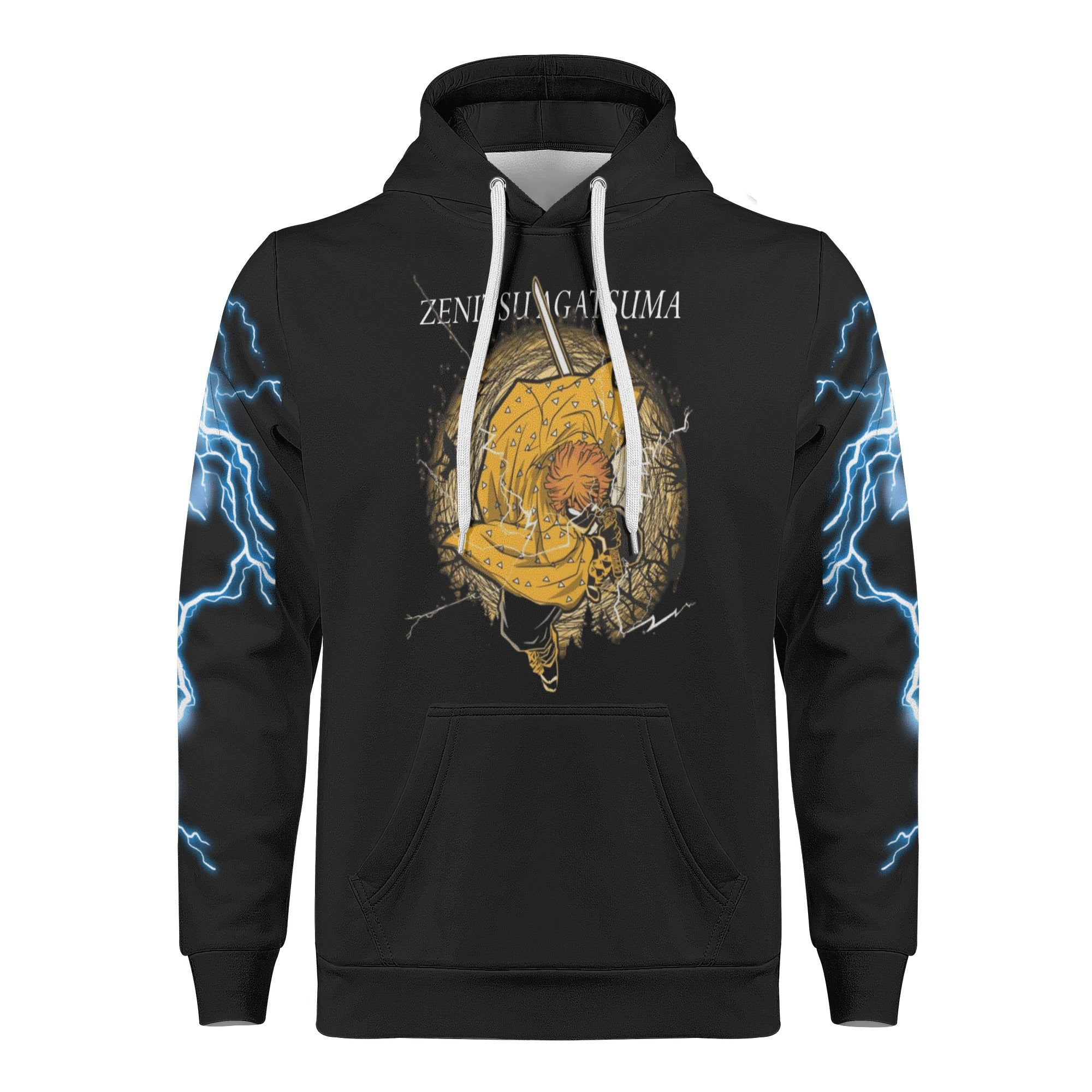 Mens All Over Print Basic Hoodie - IGZ Clothing 