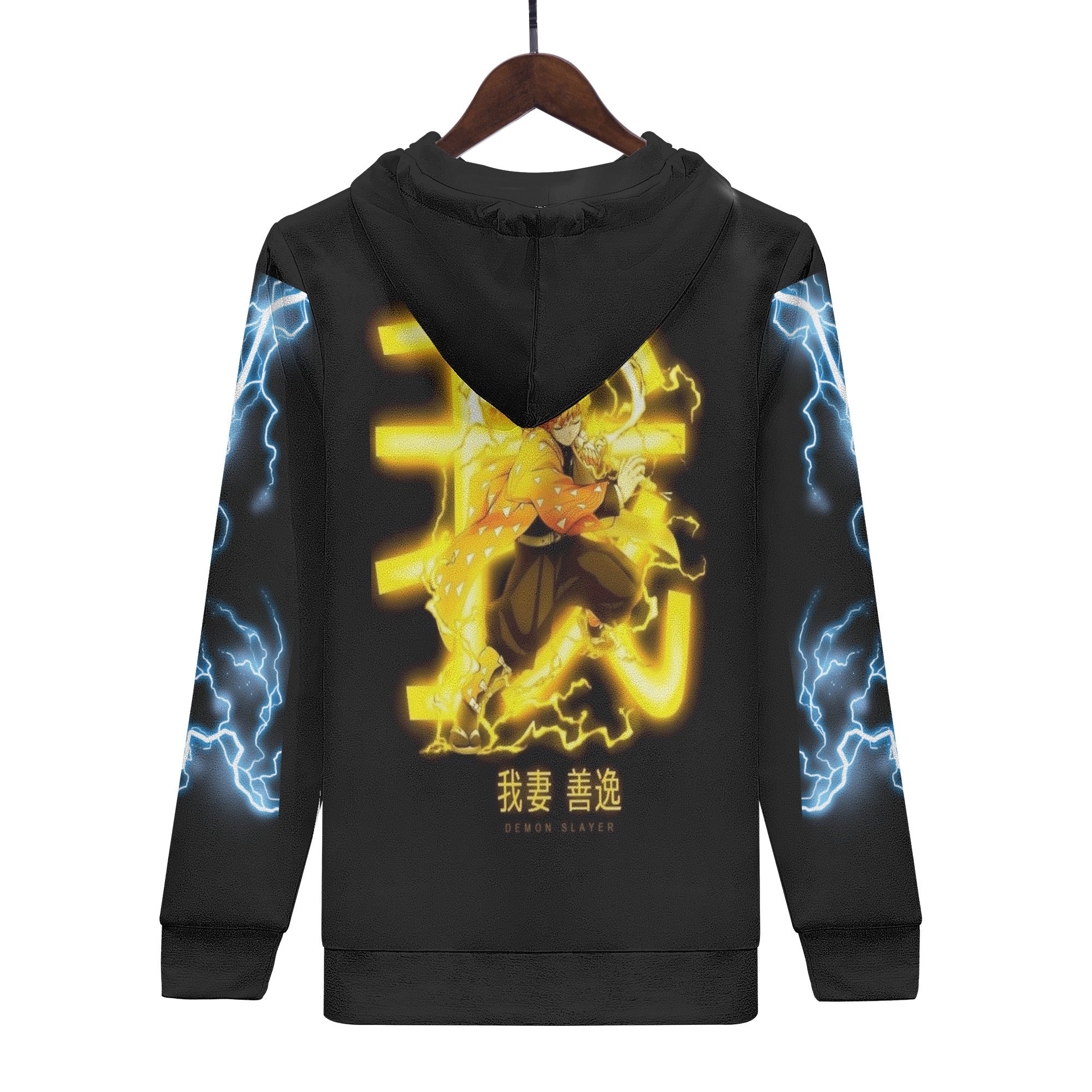 Mens All Over Print Basic Hoodie - IGZ Clothing 