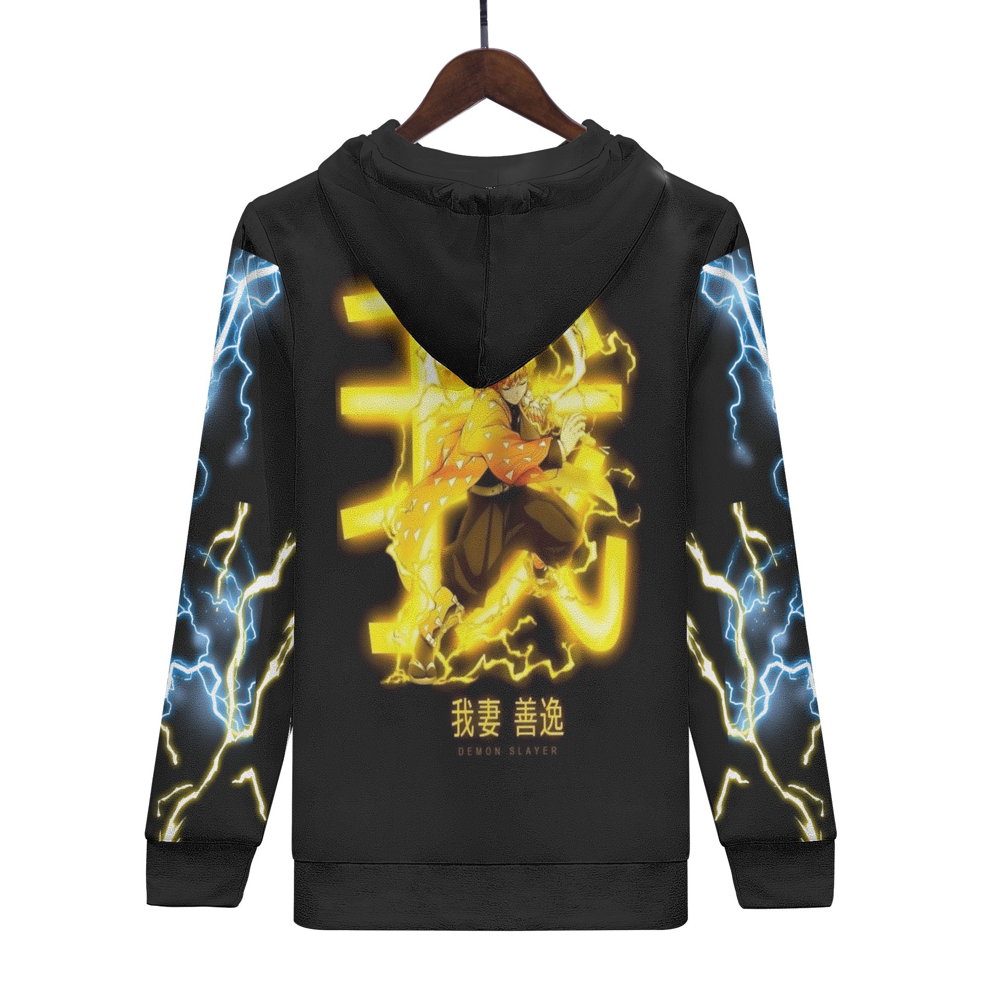 Mens All Over Print Basic Hoodie - IGZ Clothing 