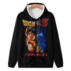 Goku Mens Lightweight All Over Print Zip Hoodie - IGZ Clothing 