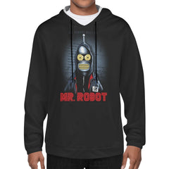 Bender Mens Lightweight All Over Print Hoodie - IGZ Clothing 