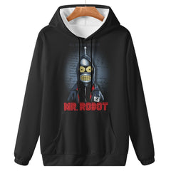 Bender Mens Lightweight All Over Print Hoodie - IGZ Clothing 