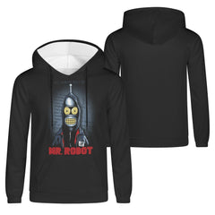 Bender Mens Lightweight All Over Print Hoodie - IGZ Clothing 