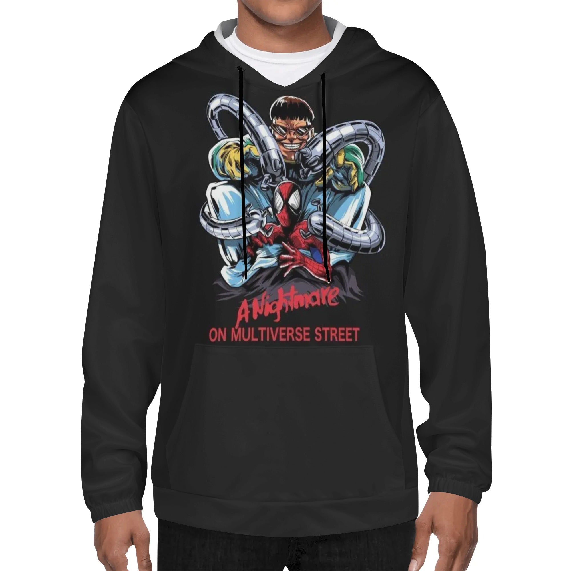 Spider-Man Mens Lightweight All Over Print Hoodie - IGZ Clothing 