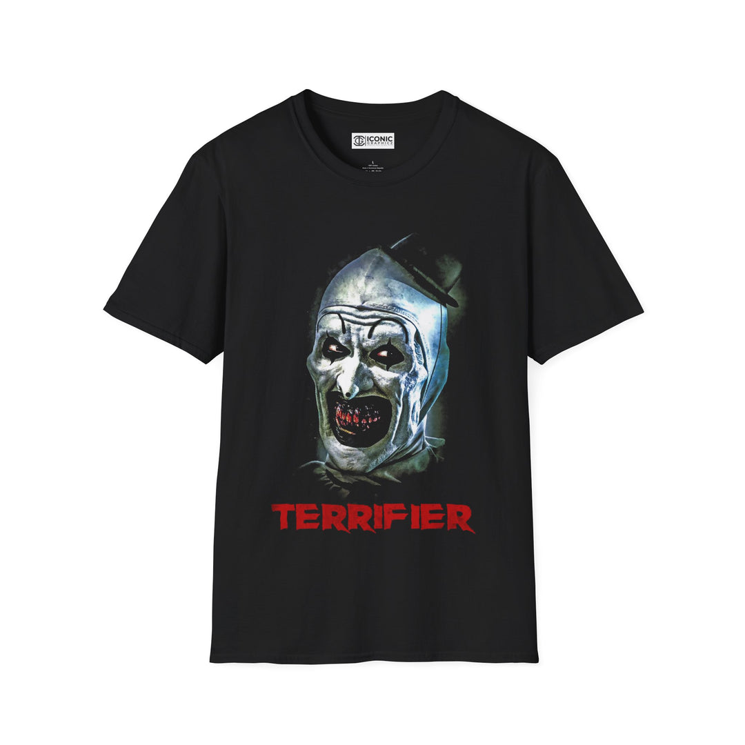 Terrifier Unisex Softstyle T-Shirt - Premium T-Shirt from - Just $26! Shop now at IGZ Clothing 