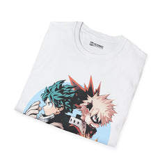 Deku and Bakugo Unisex Softstyle T-Shirt - IGZ Clothing 