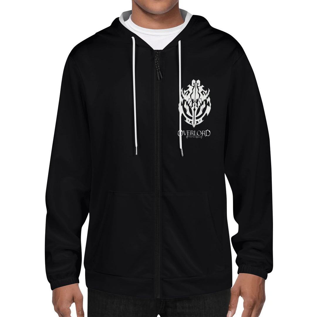 Overlord Mens Lightweight All Over Print Zip Hoodie - Premium  from - Just $65! Shop now at IGZ Clothing 