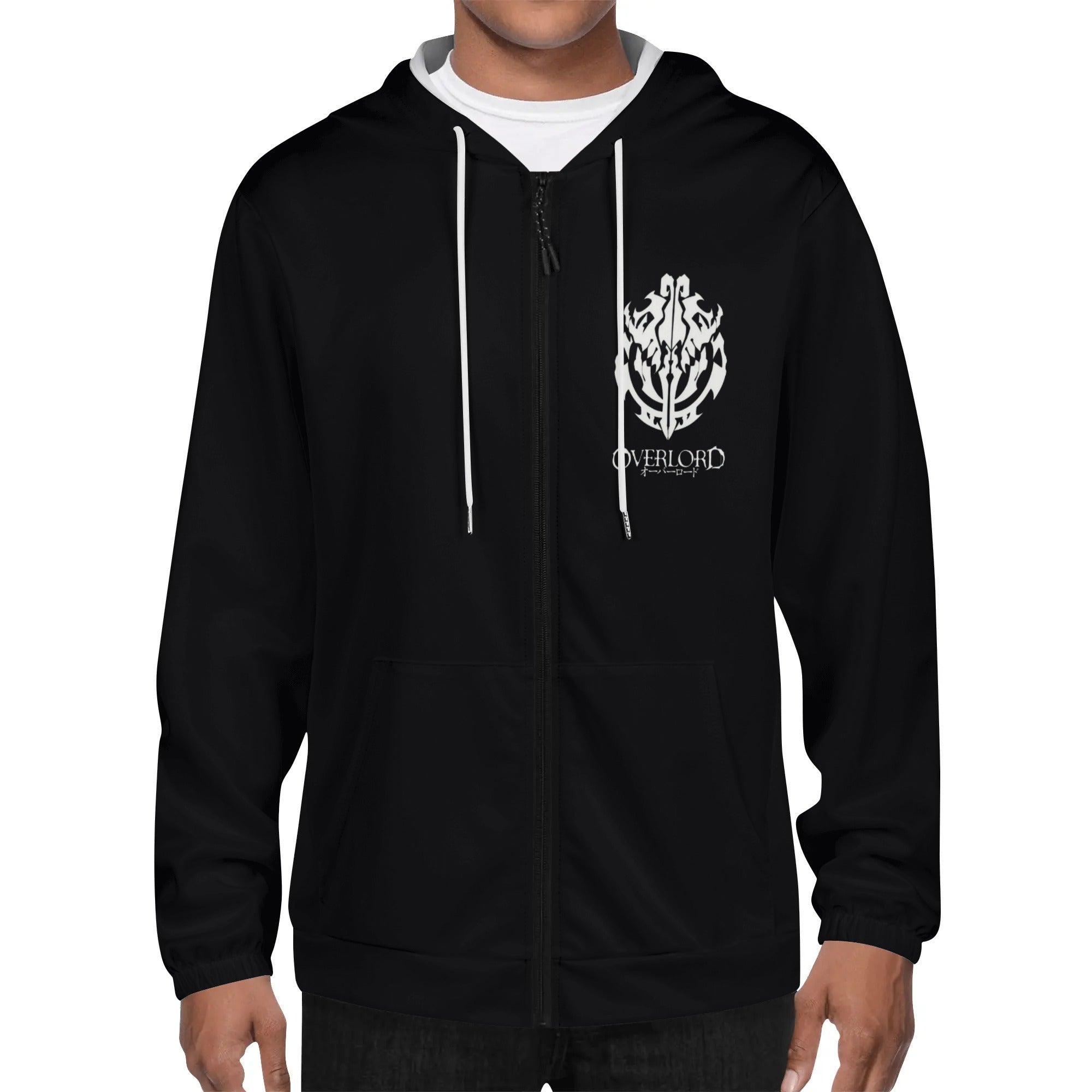 Overlord Mens Lightweight All Over Print Zip Hoodie - IGZ Clothing 