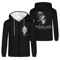 Overlord Mens Lightweight All Over Print Zip Hoodie - IGZ Clothing 