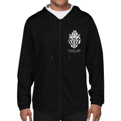 Overlord Mens Lightweight All Over Print Zip Hoodie - IGZ Clothing 