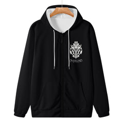 Overlord Mens Lightweight All Over Print Zip Hoodie - IGZ Clothing 