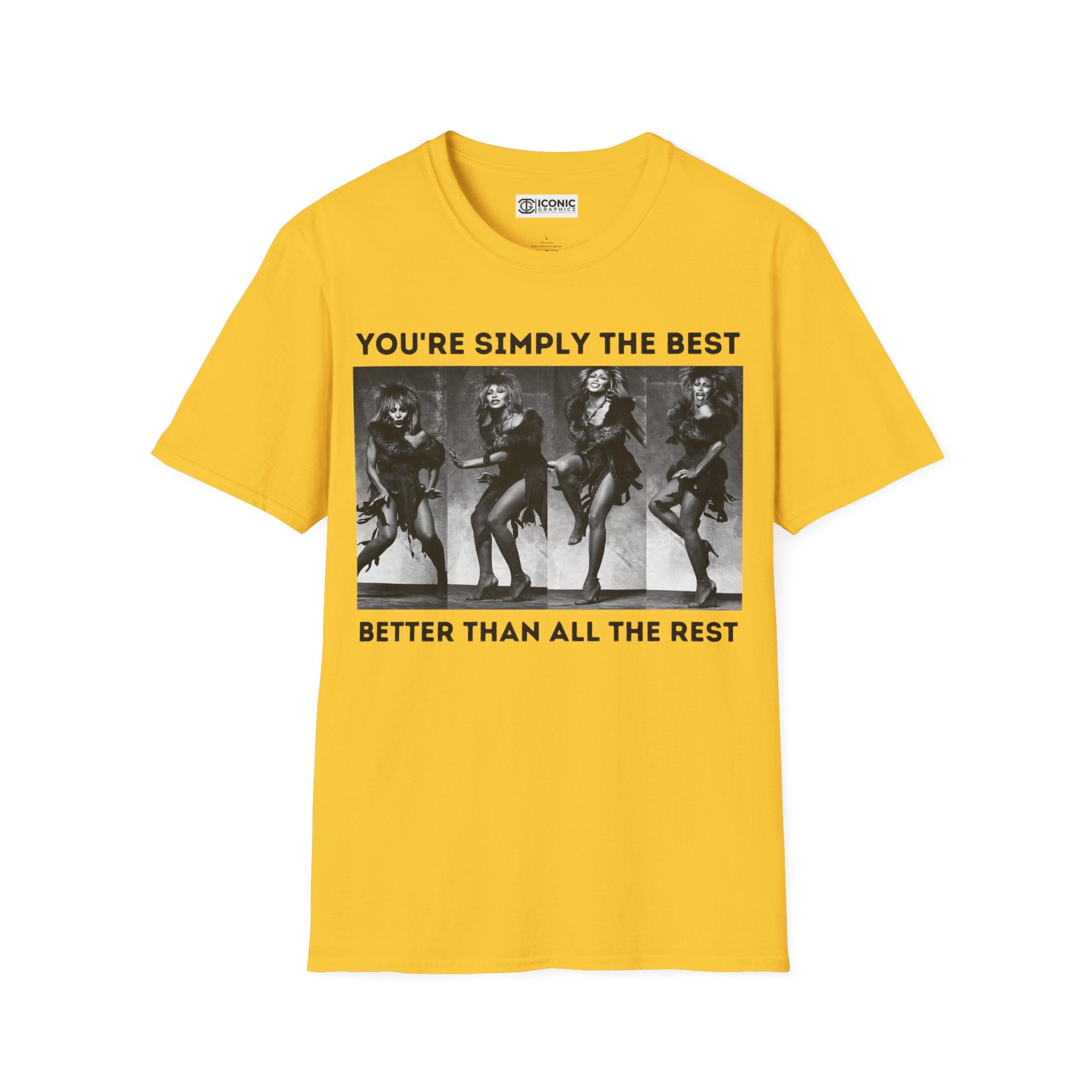 Tina Turner Unisex Softstyle T-Shirt - IGZ Clothing 