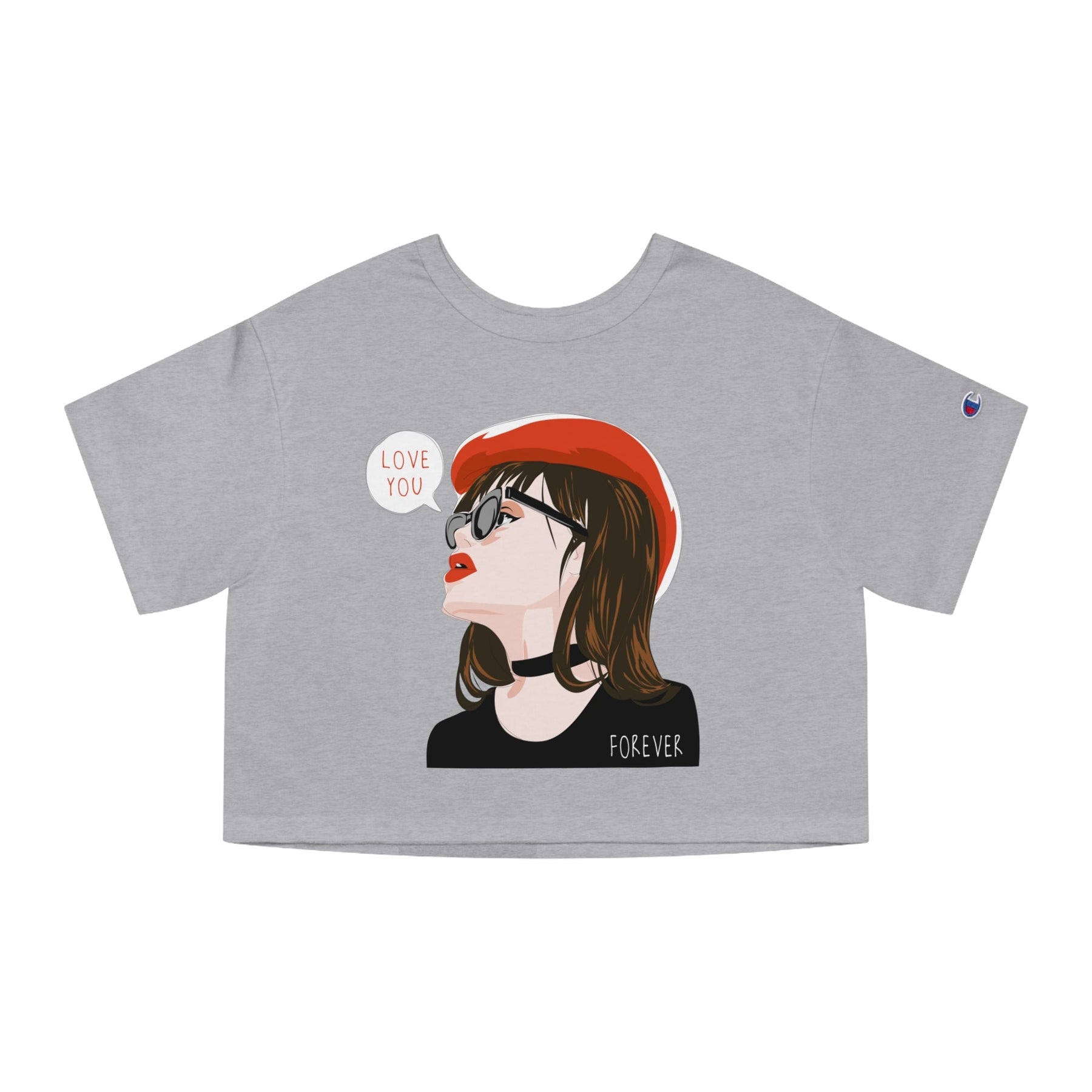 Forever Champion Women's Heritage Cropped T-Shirt Printify