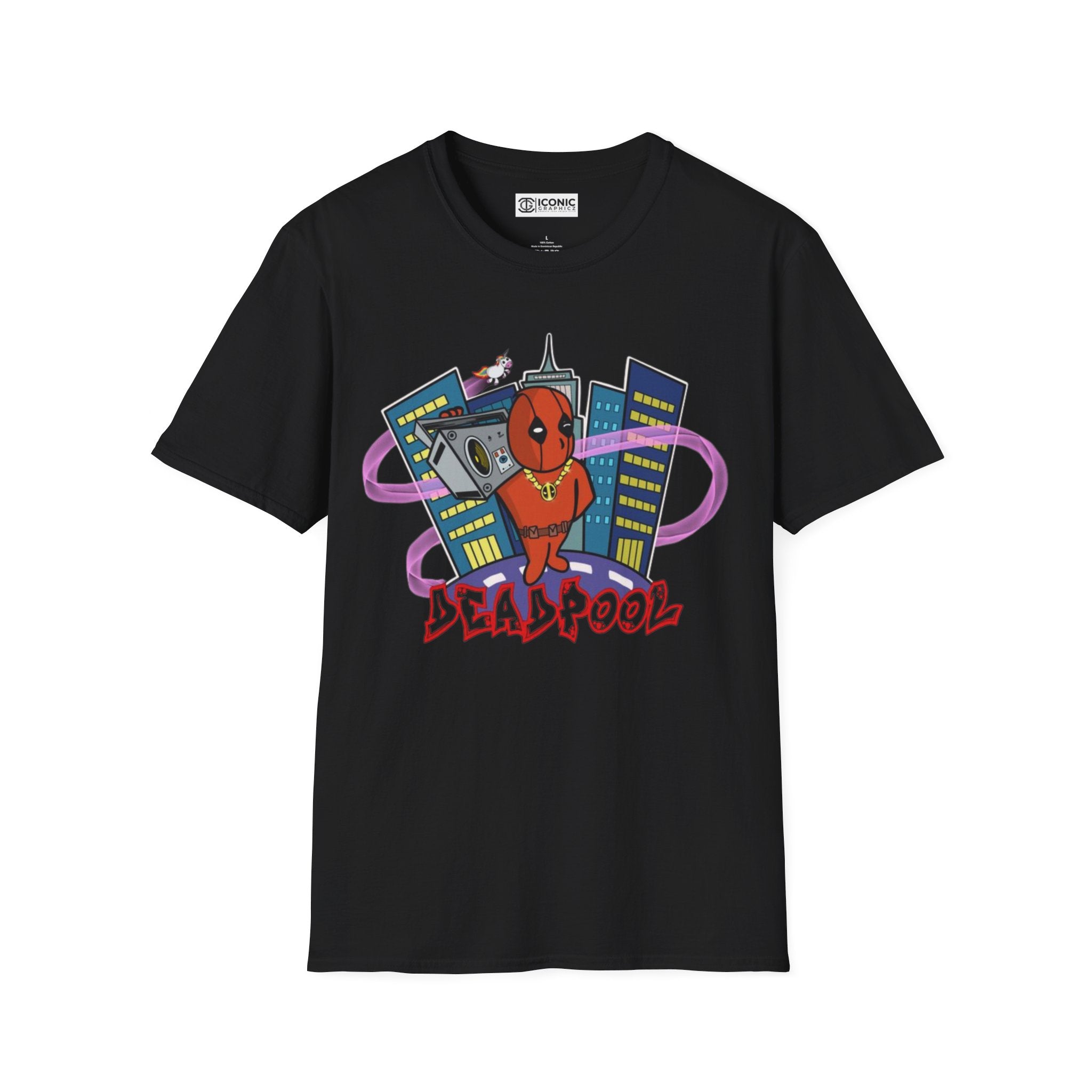 Deadpool Unisex Softstyle T-Shirt - IGZ Clothing 