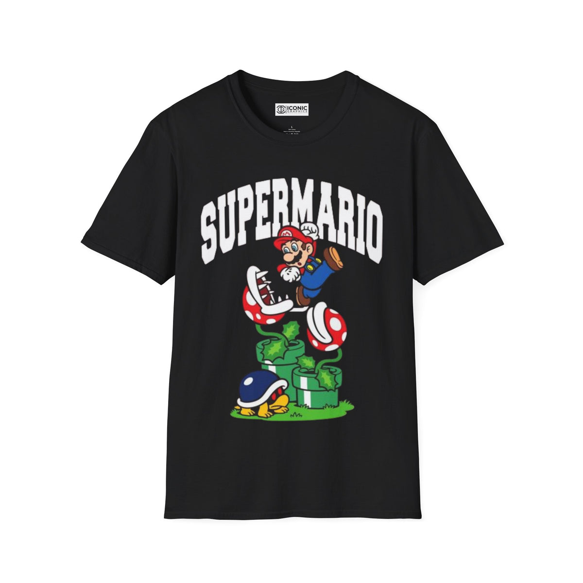 Mario Unisex Softstyle T-Shirt - IGZ Clothing 