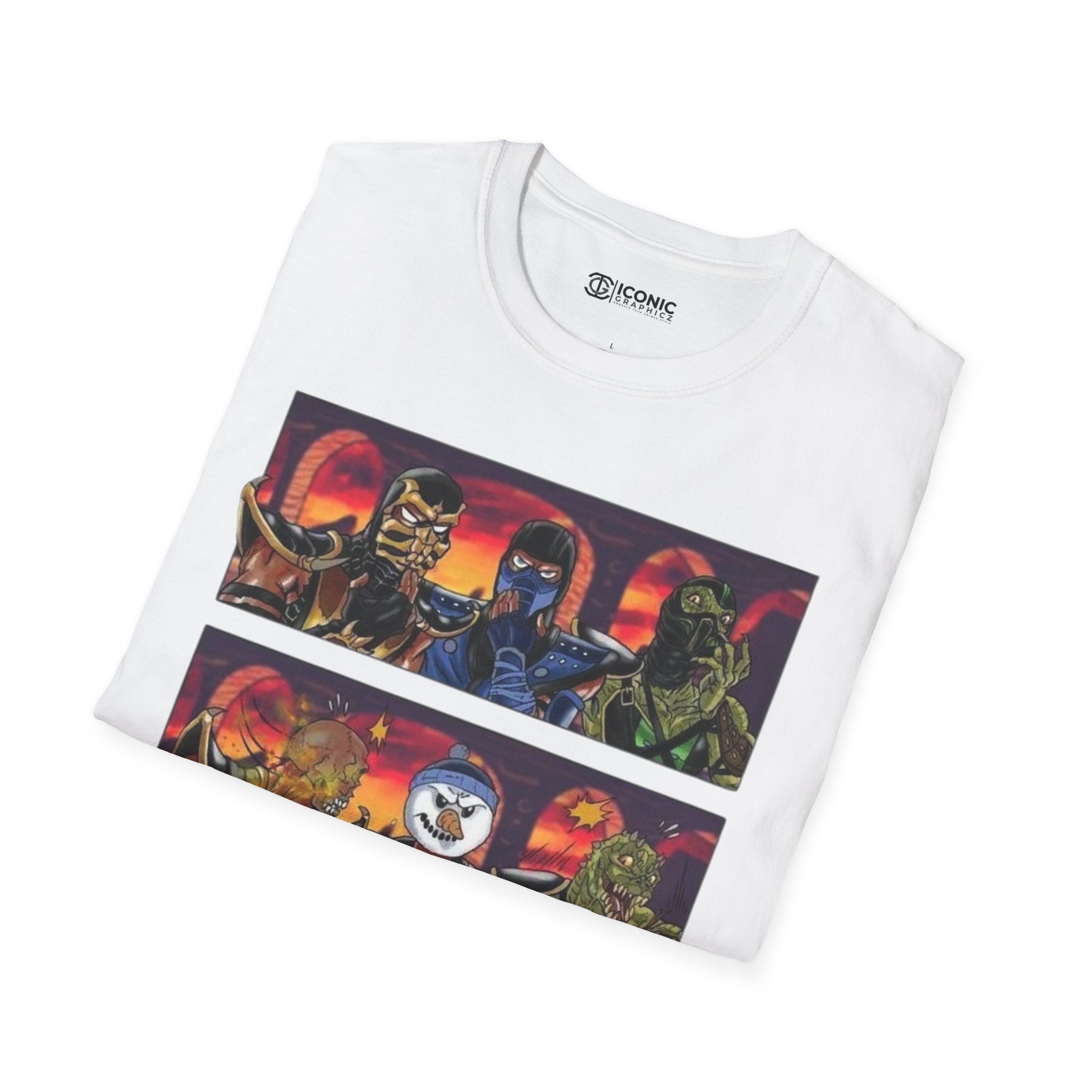 Mortal Kombat Unisex Softstyle T-Shirt - IGZ Clothing 