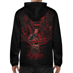 Evil Dead Mens Lightweight All Over Print Hoodie - IGZ Clothing 