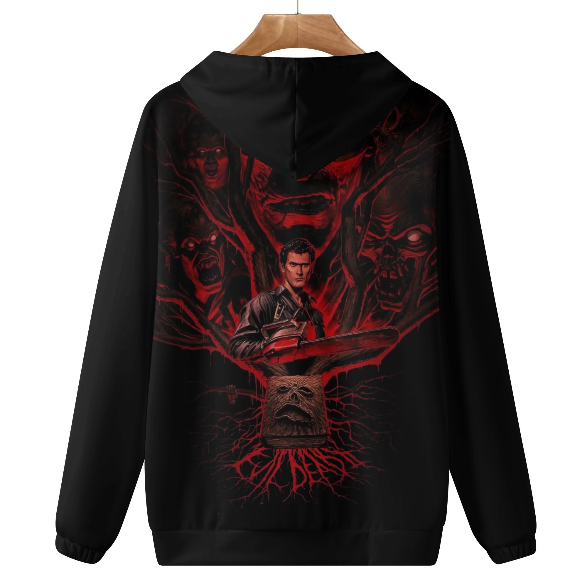 Evil Dead Mens Lightweight All Over Print Hoodie - IGZ Clothing 