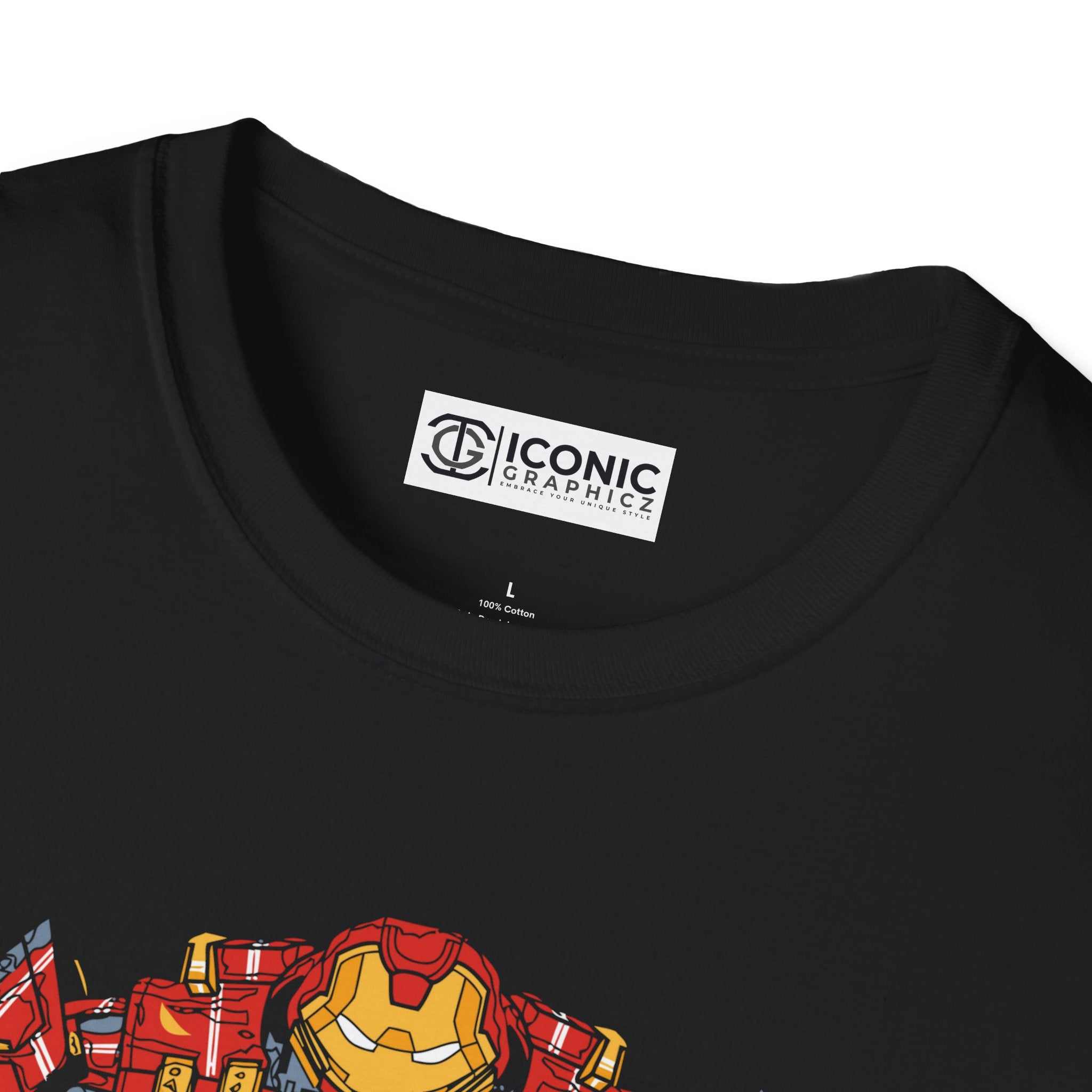 Iron Man Unisex Softstyle T-Shirt - IGZ Clothing 