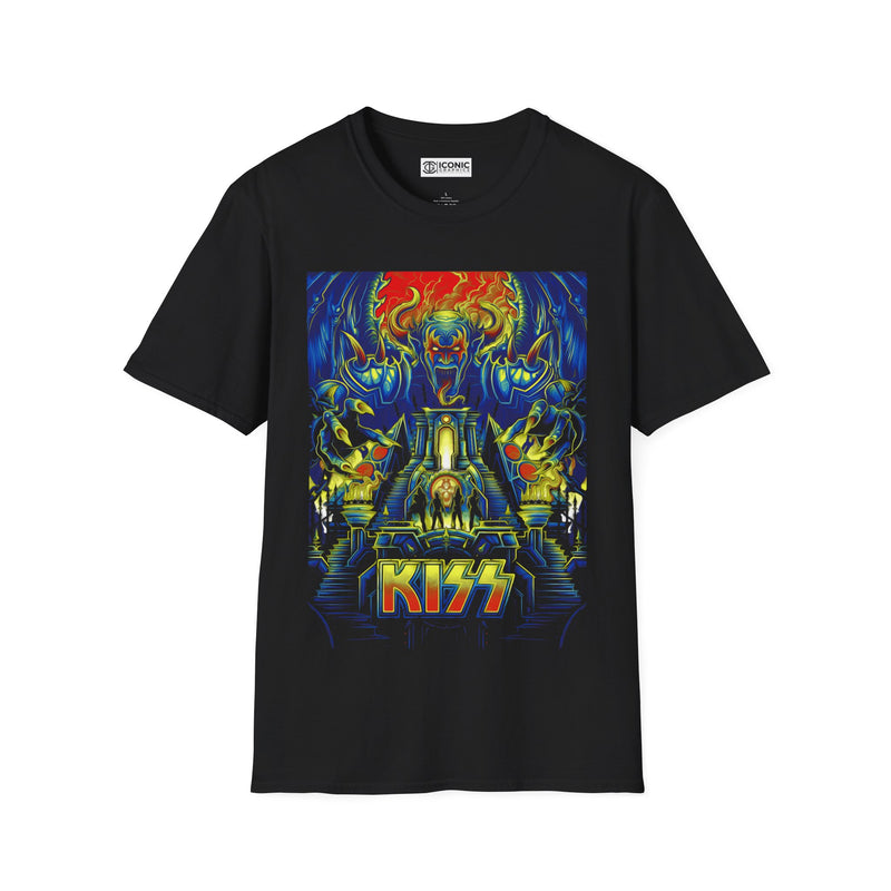 Kiss Unisex Softstyle T-Shirt - IGZ Clothing 