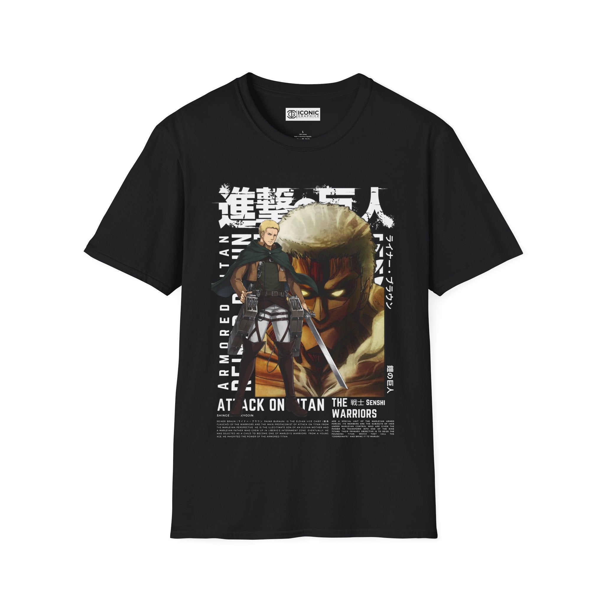 Reiner Attack on Titan T-Shirt