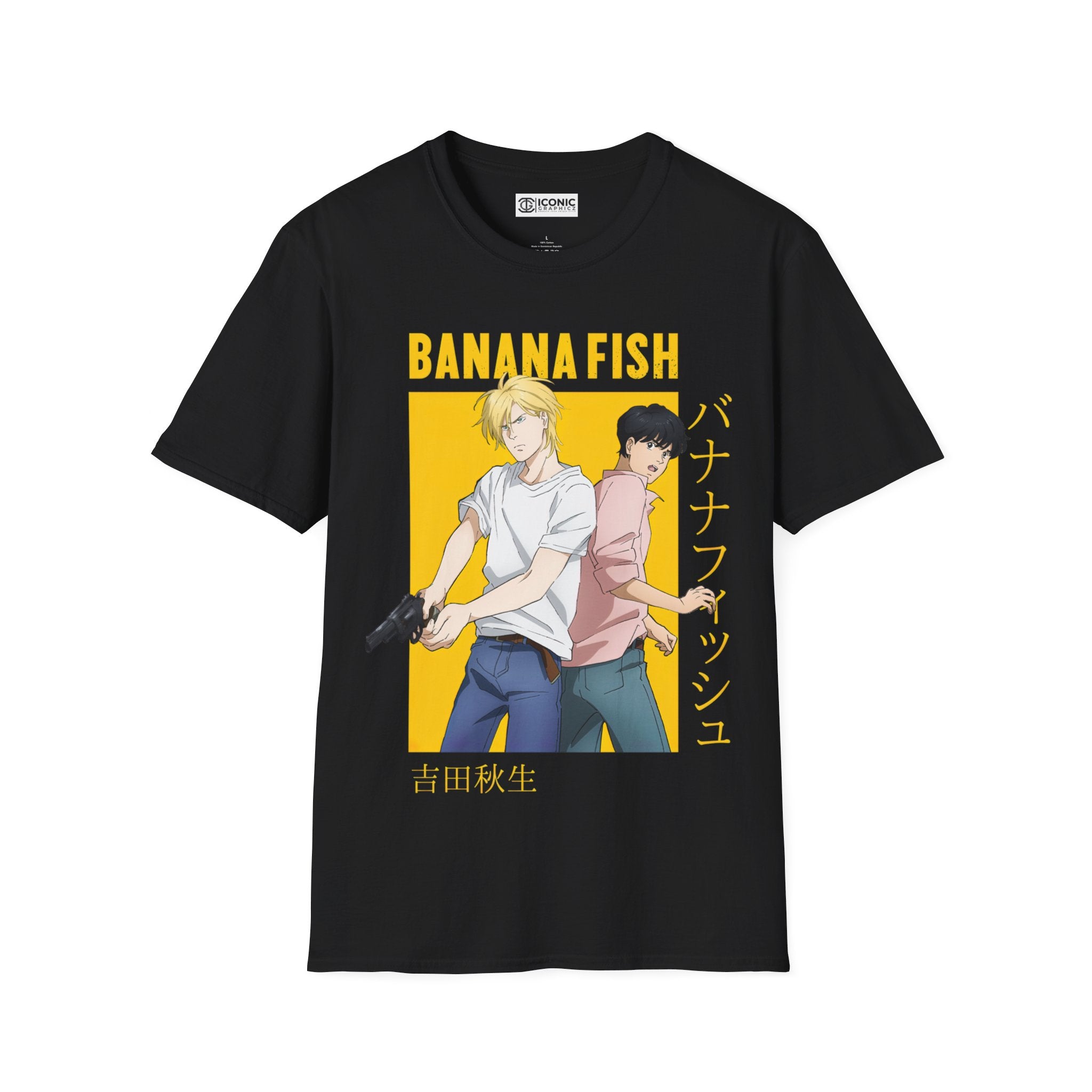 Banana Fish Unisex Softstyle T-Shirt - IGZ Clothing 