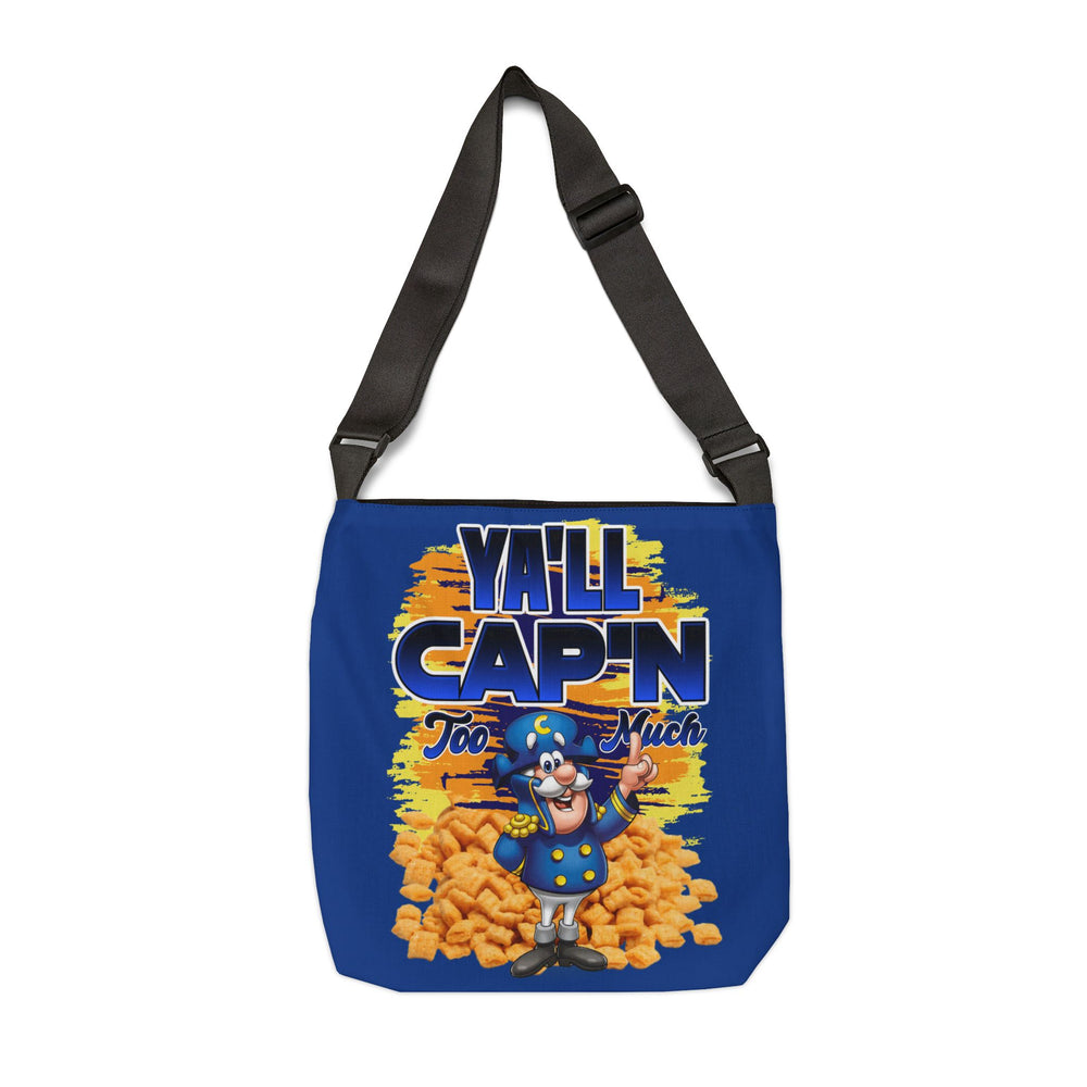 Yall Capn too much Adjustable Tote Bag (AOP) - 
