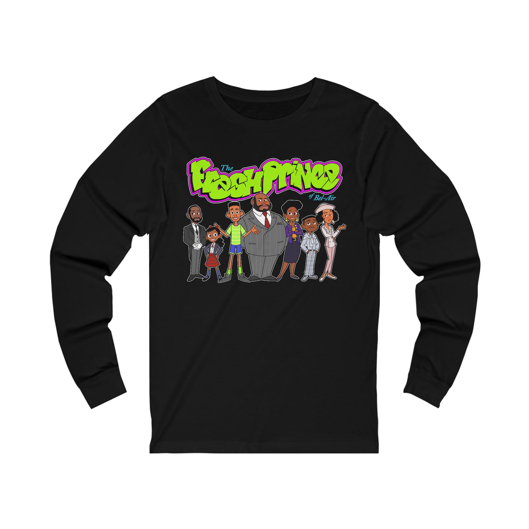Fresh Prince Unisex Jersey Long Sleeve Tee - IGZ Clothing 