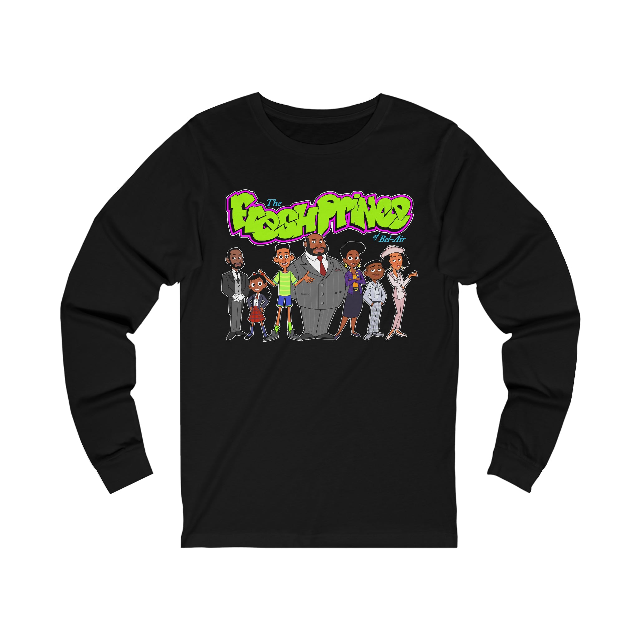 Fresh Prince Unisex Jersey Long Sleeve Tee - IGZ Clothing 