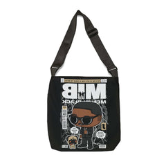 Men in Black Adjustable Tote Bag (AOP) - IGZ Clothing 