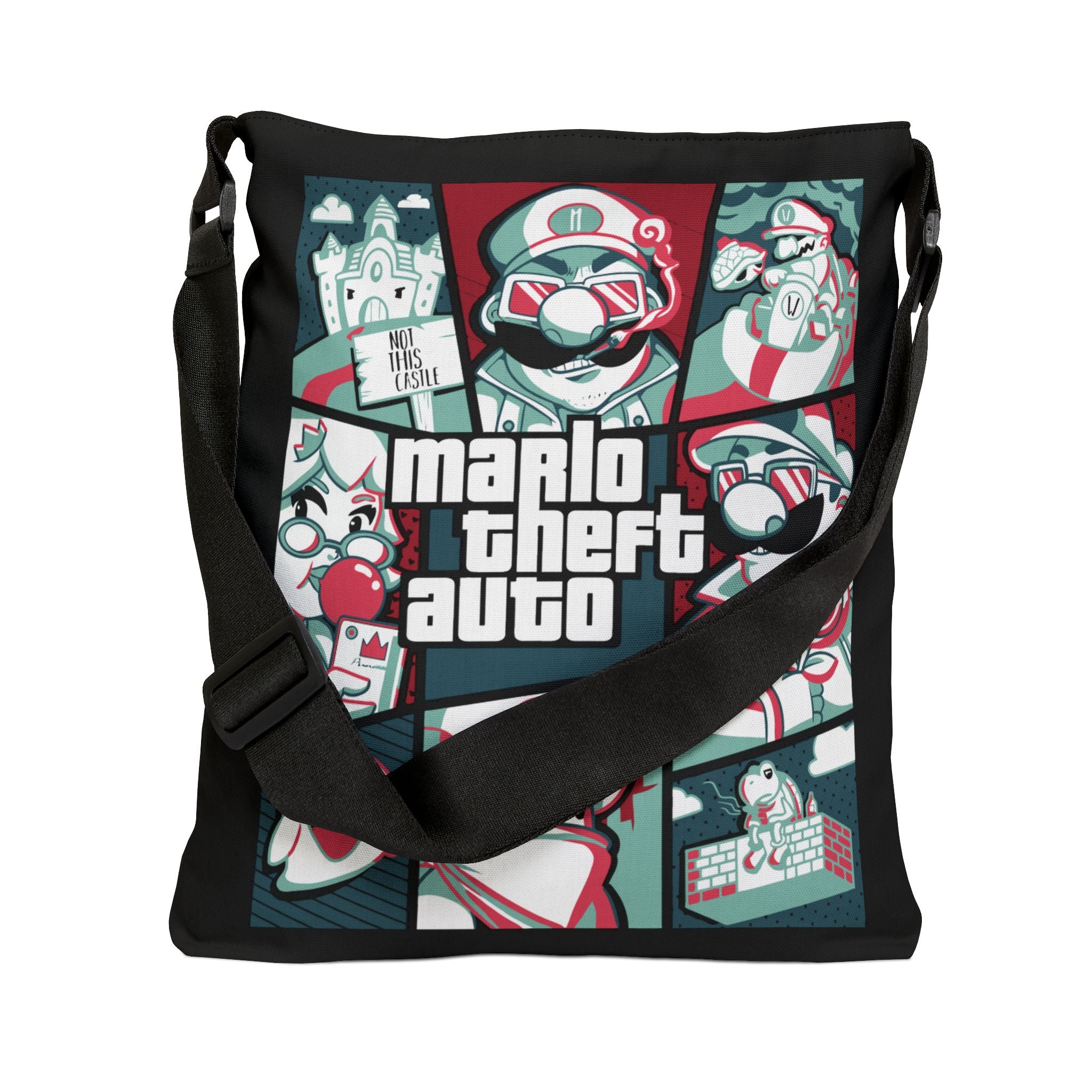 SuperMario Adjustable Tote Bag (AOP)