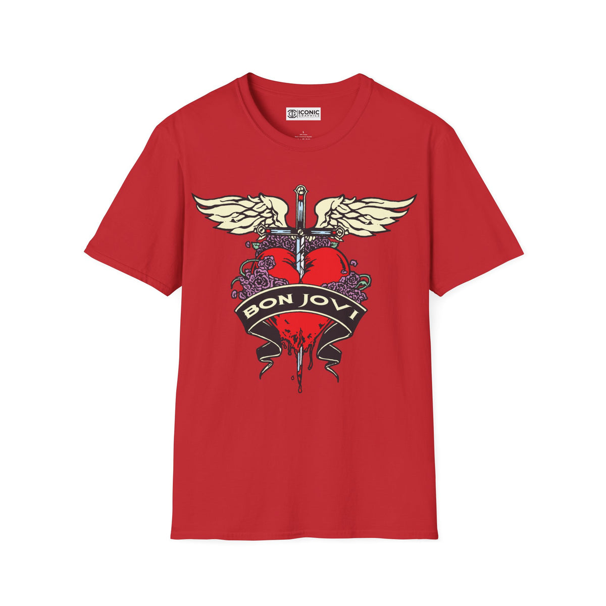 Bon Jovi Unisex Softstyle T-Shirt - IGZ Clothing 