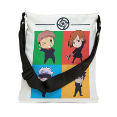 JJK Adjustable Tote Bag (AOP) - IGZ Clothing 