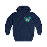 Oogie Boogie Unisex Full Zip Hoodie