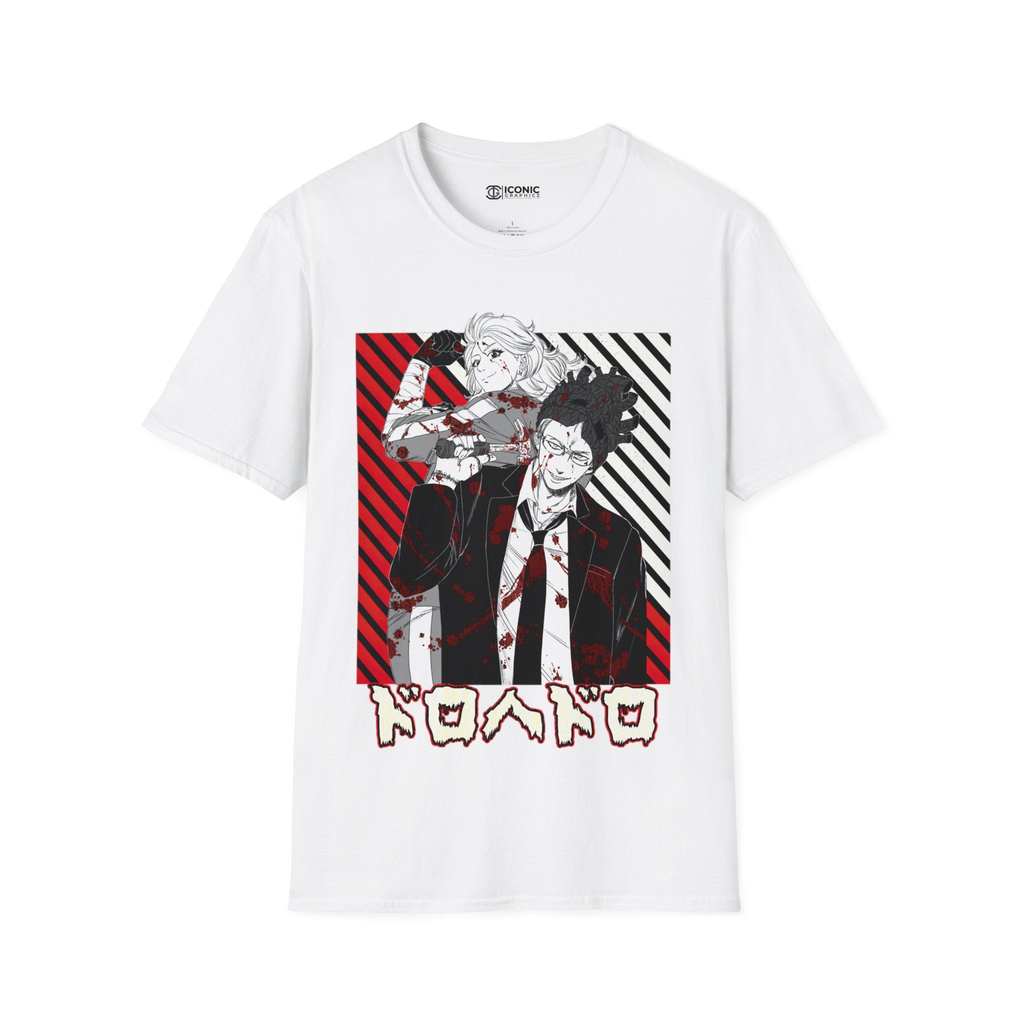 Dorohedoro Shin and Noi Unisex Softstyle T-Shirt - IGZ Clothing 