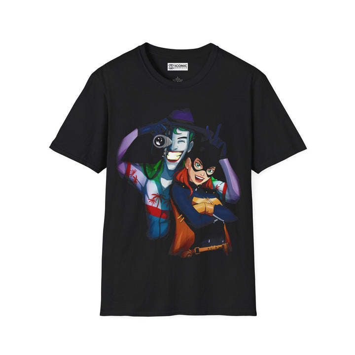 Joker and Batgirl T-Shirt Printify