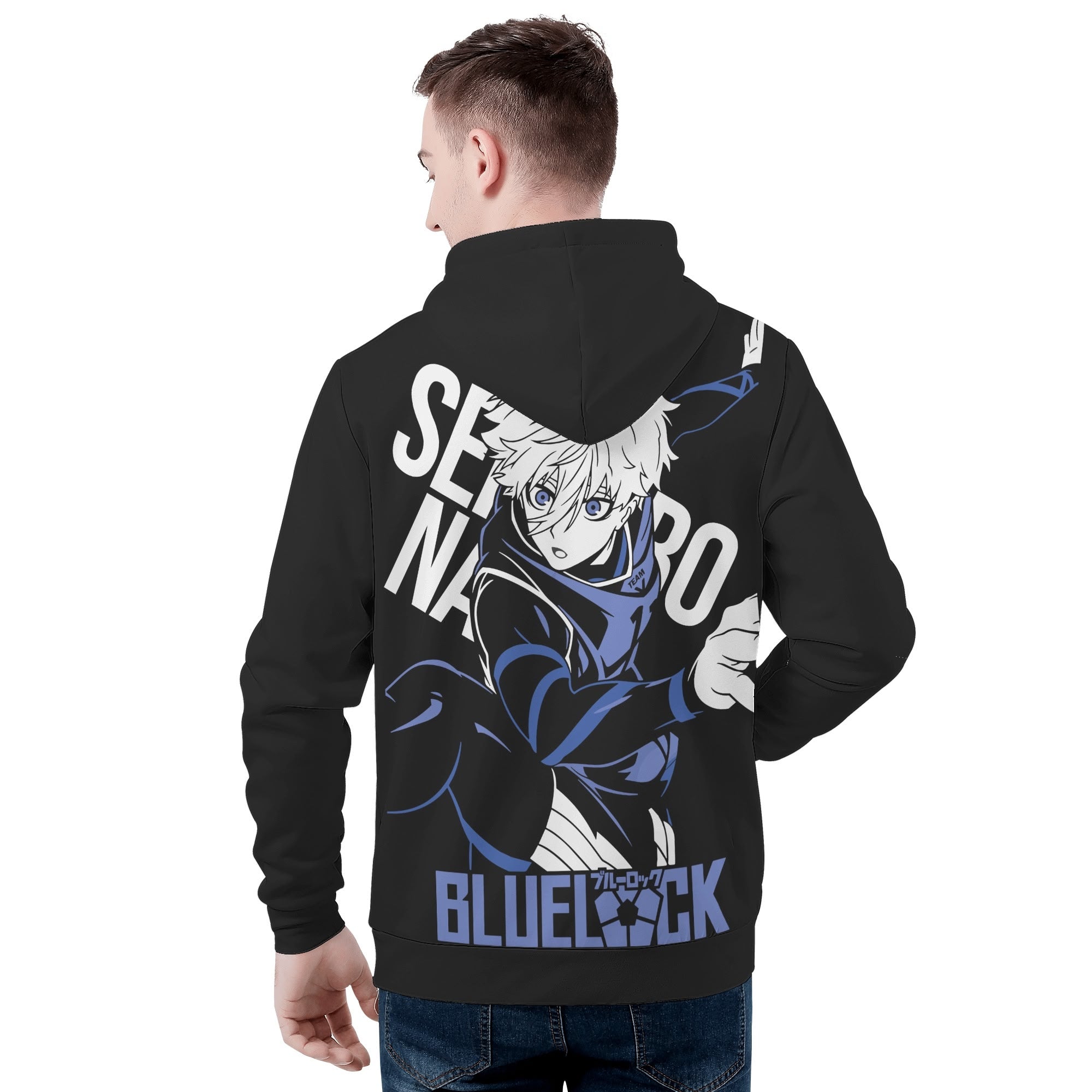 Blue lock All Over Print Warm Velvets Pair Of Hoodie