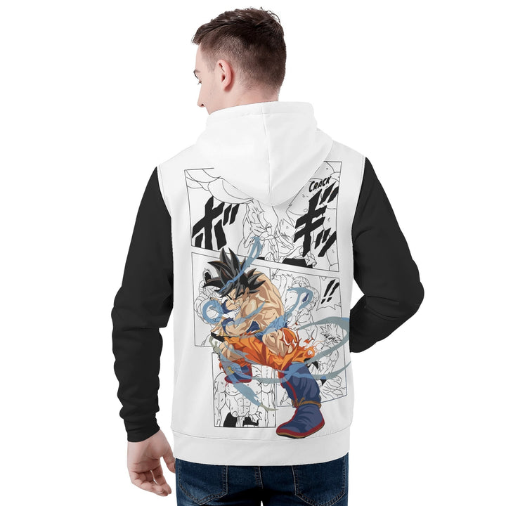 Goku All Over Print Warm Velvets Pair Of Hoodie Igz Clothing