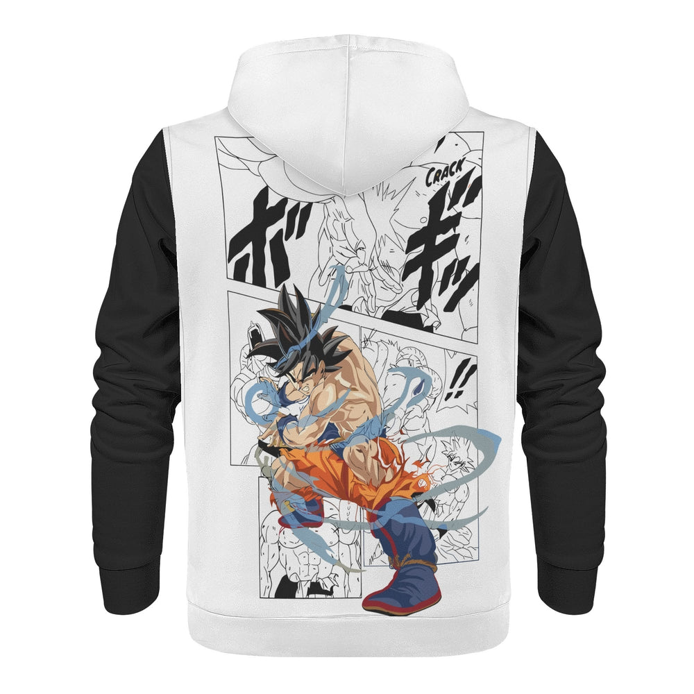 Goku All Over Print Warm Velvets Pair Of Hoodie Igz Clothing