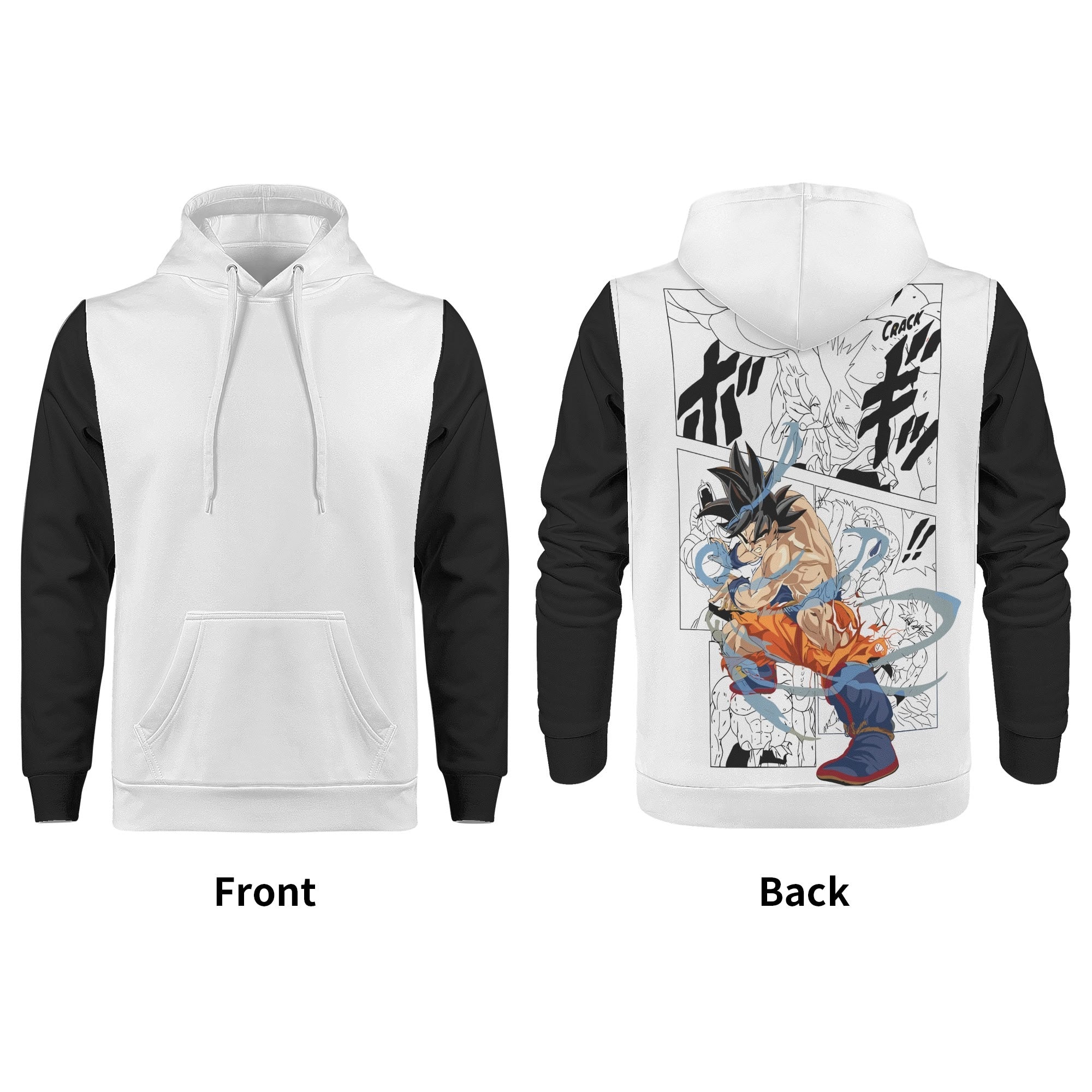 Goku All Over Print Warm Velvets Pair Of Hoodie