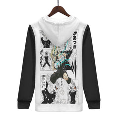 Vegeta All Over Print Warm Velvets Pair Of Hoodie