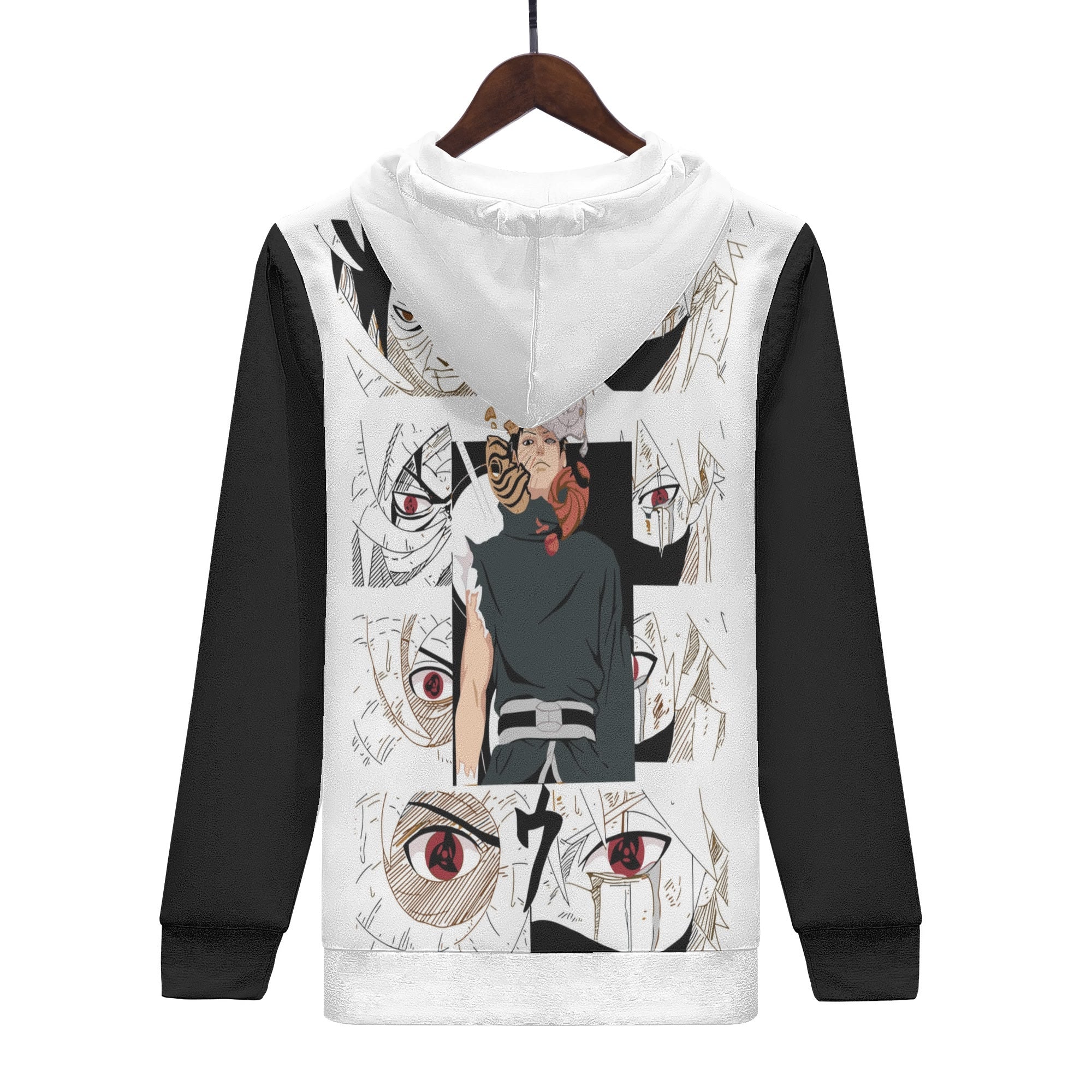 Obito All Over Print Warm Velvets Pair Of Hoodie