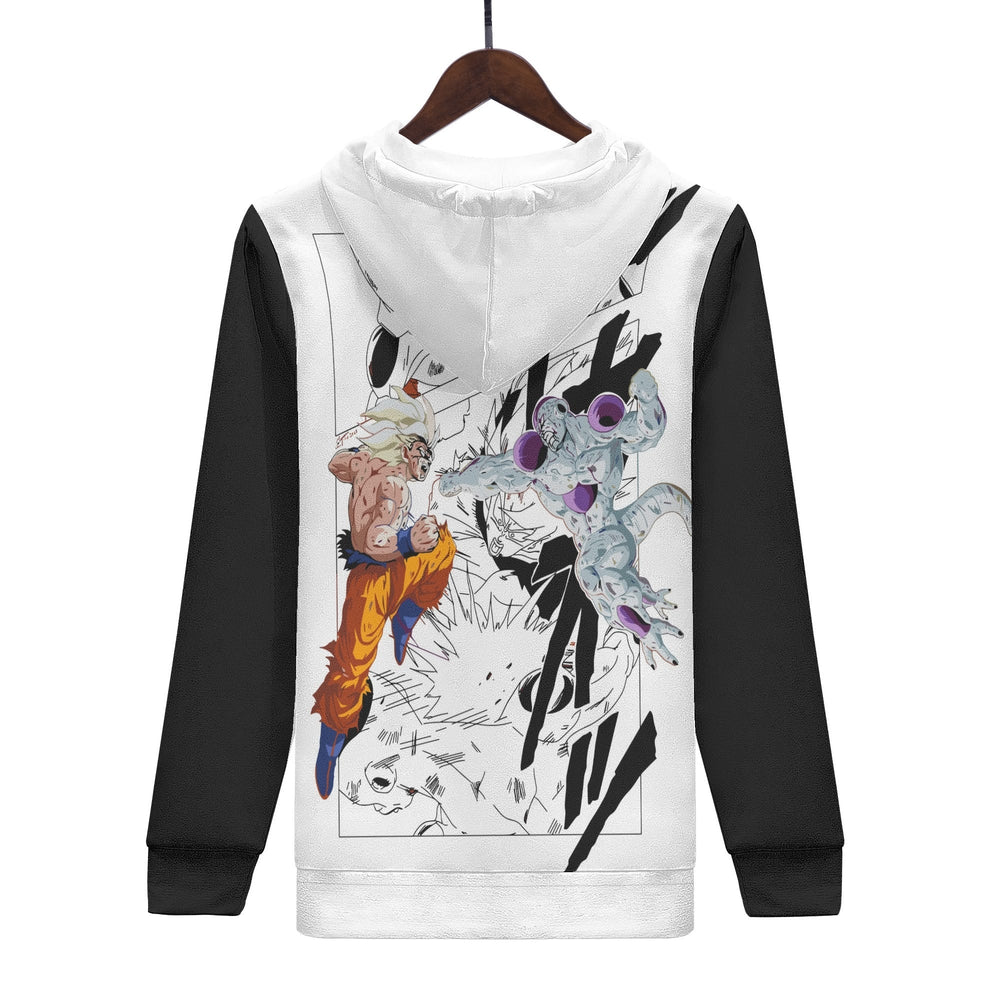 Goku vs Frieza All Over Print Warm Velvets Pair Of Hoodie Igz Clothing