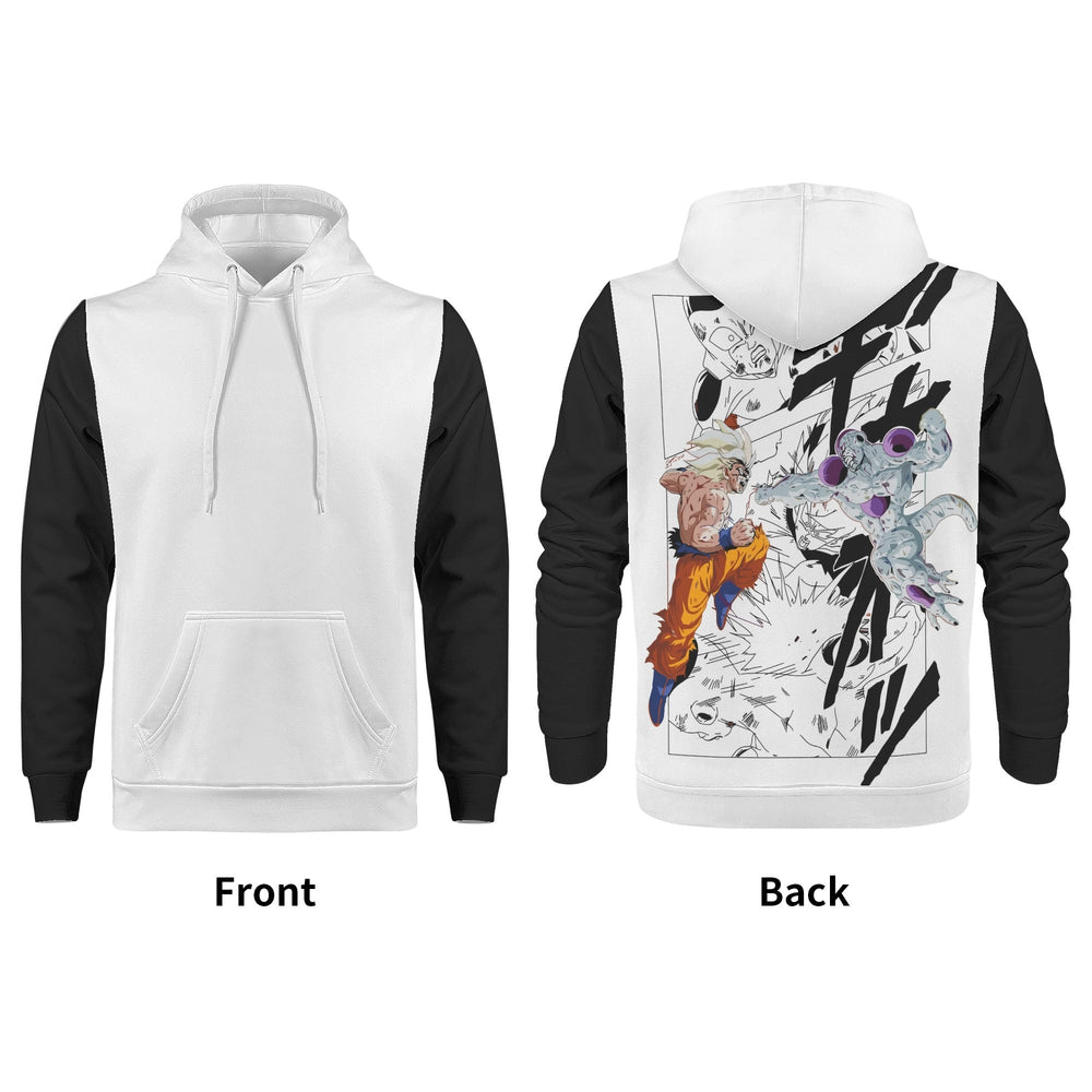 Goku vs Frieza All Over Print Warm Velvets Pair Of Hoodie Igz Clothing